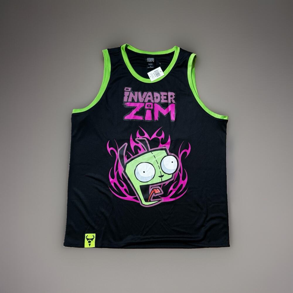 Invader Zim Gir Basketball Jersey Tank 2-Sided Size X-LARGE New